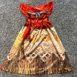 Disney Moana Gown Size 4T
